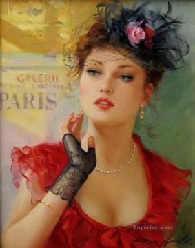 Women Painting - Beautiful Girl KR 022 Impressionist